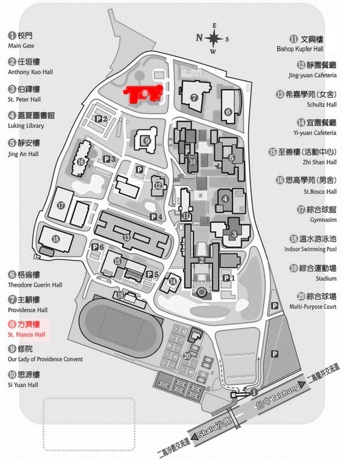 我們的位置圖片
